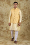 Veshbhoshaa Bluesaanchi Yellow Waistcoat Set