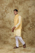Veshbhoshaa Bluesaanchi Yellow Waistcoat Set