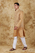 Veshbhoshaa Bluesaanchi Khaki Waistcoat Set