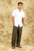 Veshbhoshaa Bluebird Crafted Comfort Knitted White Shirt For Men