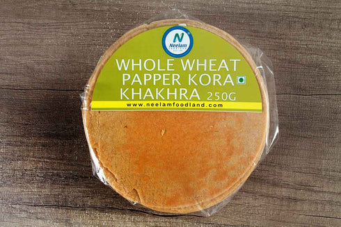 Neelam Foodland Whole Wheat Pepper Kora Khakhra