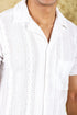 Veshbhoshaa Bluebird Crafted Comfort Knitted White Shirt For Men