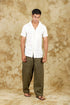 Veshbhoshaa Bluebird Crafted Comfort Knitted Cream Shirt For Men