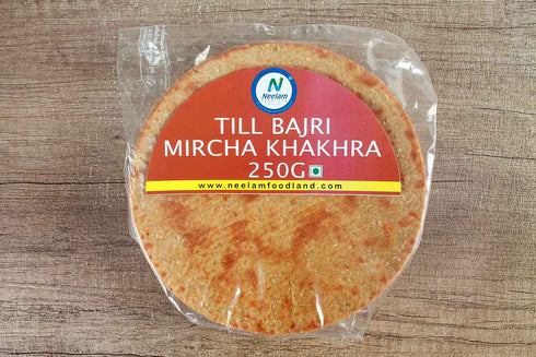 Neelam Foodland Till Bajra Mircha Khakhra