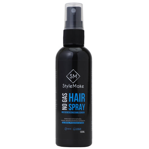 Style Make StyleMake Hair Lock Spray for Men & Women Extreme Hold 100 ml Natural Extracts of Onion Argan & Moringa Quick Hair Styling and Setting