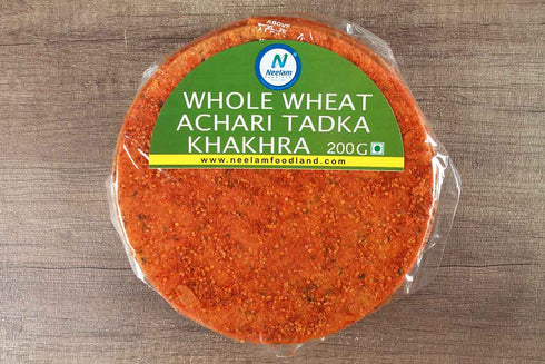Neelam Foodland Whole Wheat Achari Tadka Masala Khakhra