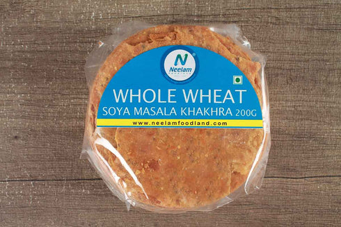 Neelam Foodland Whole Wheat Soya Masala Khakhra Mini