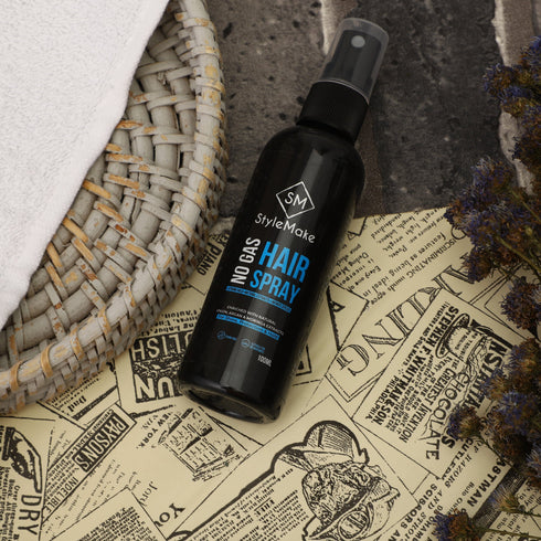 Style Make StyleMake Hair Lock Spray for Men & Women Extreme Hold 100 ml Natural Extracts of Onion Argan & Moringa Quick Hair Styling and Setting