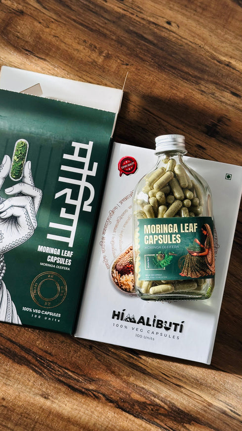 Himalibuti Moringa Capsules - The Miracle Tree, 100 Veg Capsules