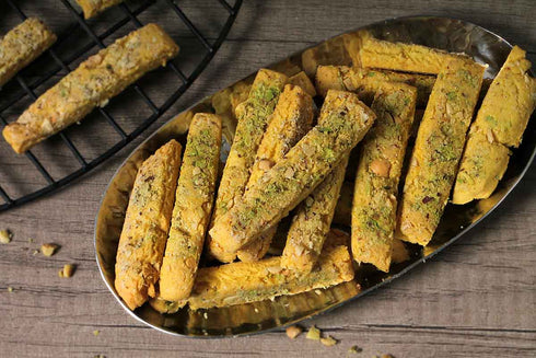 Neelam Foodland Pista Fingers Biscuits