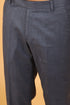 Veshbhoshaa Bluebird Men'S Steel Grey Lycra Formal Trouser