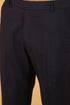 Veshbhoshaa Bluebird Men'S Black Lycra Formal Trouser