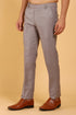 Veshbhoshaa Bluebird Men'S Beige Formal Trouser