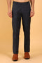 Veshbhoshaa Bluebird Men'S Black Lycra Formal Trouser
