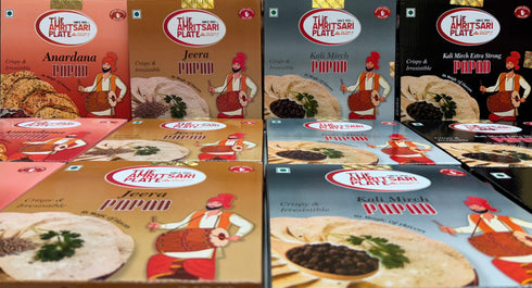 Novelty Sweets Amritsar Amritsari Papad Combo Pack 4 in 1