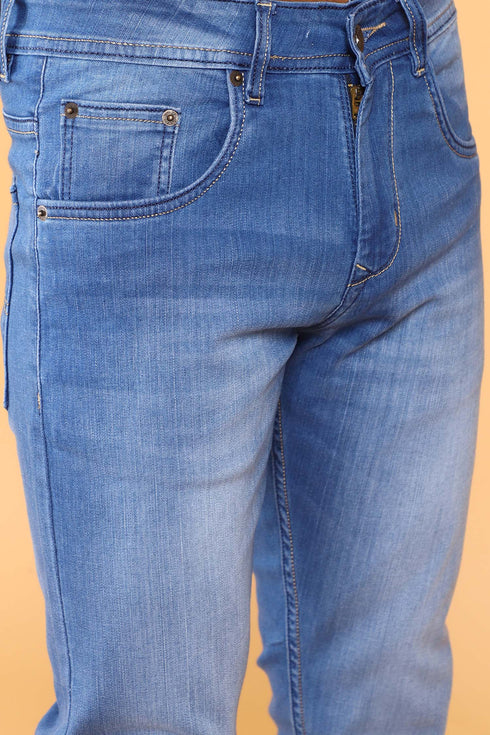 Veshbhoshaa Bluebird Men'S Light Blue Denim