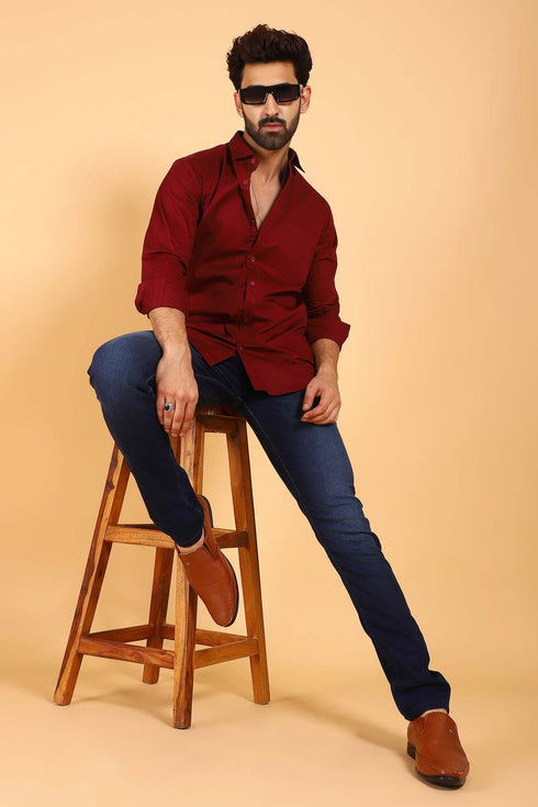 Veshbhoshaa Bluebird Men'S Dark Blue Denim