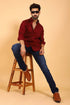 Veshbhoshaa Bluebird Men'S Dark Blue Denim