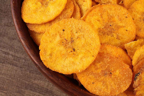Neelam Foodland Extra Thin Banana Chips Cheese Garlic