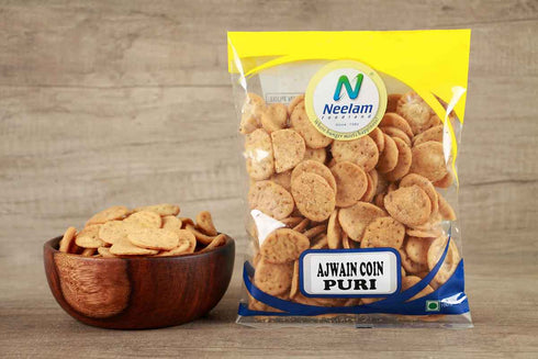 Neelam Foodland Ajwain Coin Puri