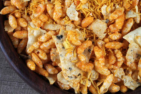 Neelam Foodland Less Oil Papad Bhel