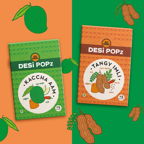 Go Desi POPz Combo Kaccha Aam and Tangy Imli Jaggery