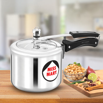 Hawkins Induction Miss Mary Tall 3 Litre Aluminium Pressure Cooker