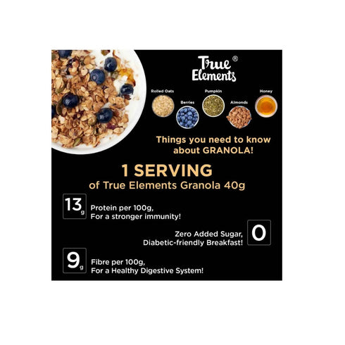 True Elements Baked Granola Honey Crunch