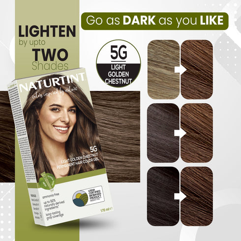 Naturtint 5G Light Golden Chestnut Permanent Hair Colour