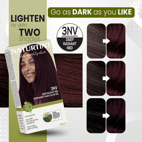 Naturtint 3NV Deep Radiant Red Permanent Hair Colour