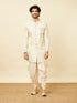 Manyavar Blush Pink Bel Buti Patterned Indo Western Set