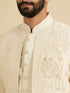 Manyavar Regal Cream Indo Western