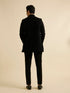 Manyavar Exquisite Black Velvet Indo Western