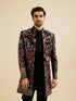 Manyavar Black Royalty Indo Western Ensemble
