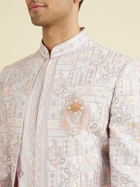 Manyavar Lilac Magic Indo Western