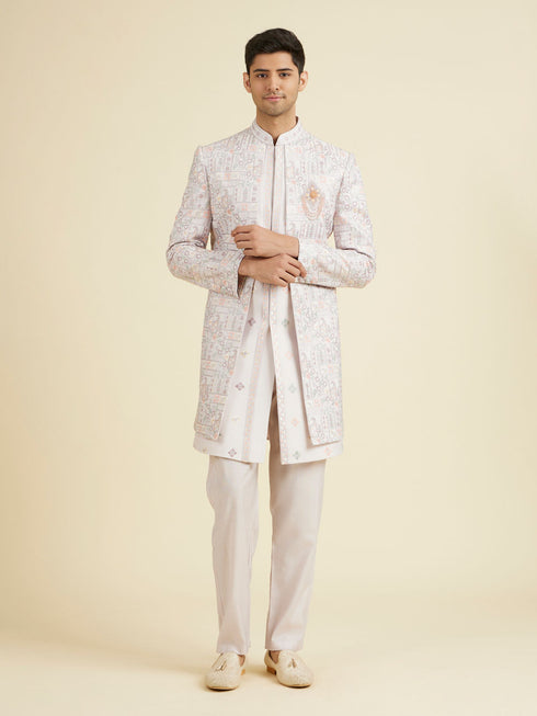 Manyavar Lilac Magic Indo Western