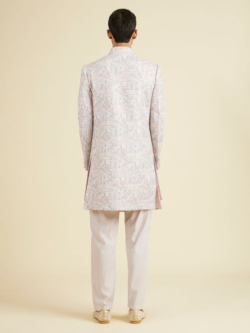 Manyavar Lilac Magic Indo Western