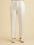 Manyavar Warm White Elegance Indo Western
