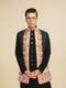 Manyavar Ebony Black Indo Western Set with Doli Barat Motifs