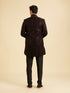 Manyavar Black Velvet Elegance Indo Western