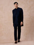 Manyavar Dark Blue Delight Indo Western