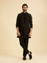 Manyavar Black Exquisiteness Indo Western