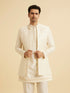 Manyavar Classic Cream Elegance Indo Western