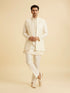Manyavar Classic Cream Elegance Indo Western