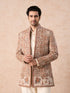 Manyavar Beige Royal Elegance Indo Western