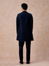 Manyavar Dark Blue Designer Indo Western