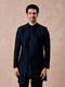 Manyavar Dark Blue Designer Indo Western