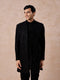 Manyavar Elegant Black Indo Western