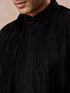 Manyavar Elegant Black Indo Western