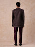 Manyavar Purple Majesty Georgette Indo Western